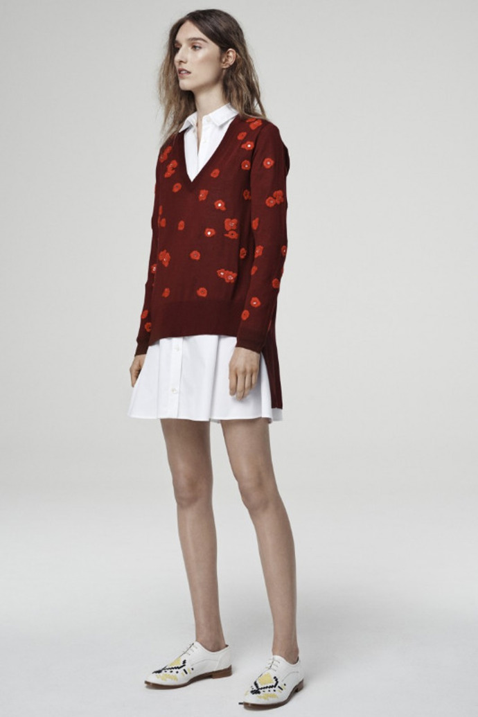 Cardigan s kytičkami, Thakoon Cardigan s kytičkami, Thakoon