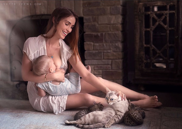 Litevská fotografka chce prolomit tabu kojení na veřejnosti