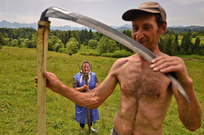 Sušení sena v Polsku.
Fotograf: Bartolomiej Jurecki