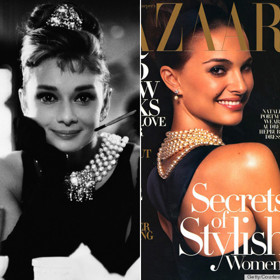 Audrey Hepburn & Natalie Portman Audrey Hepburn & Natalie Portman