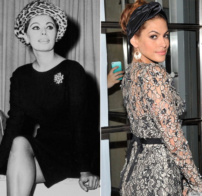 Sophia Loren & Eva Mendes