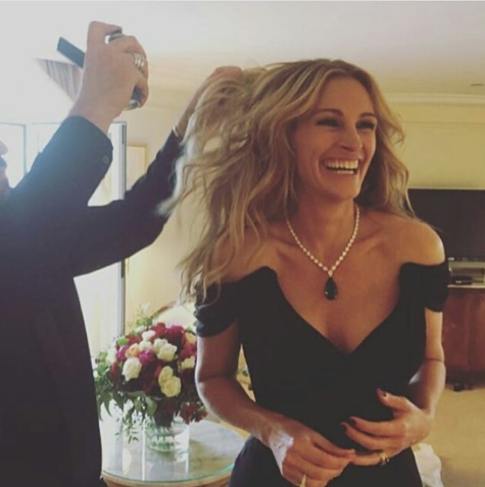 Julia Roberts a její přípravy