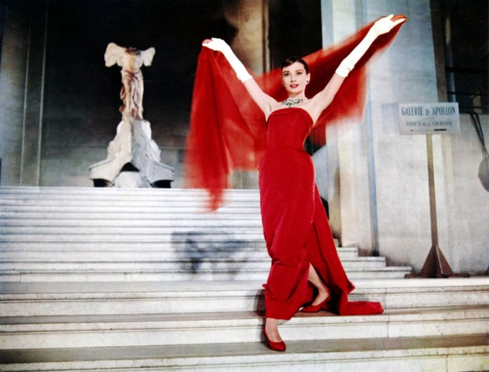 Audrey Hepburn ve filmu Funny Face, Givenchy (1957)