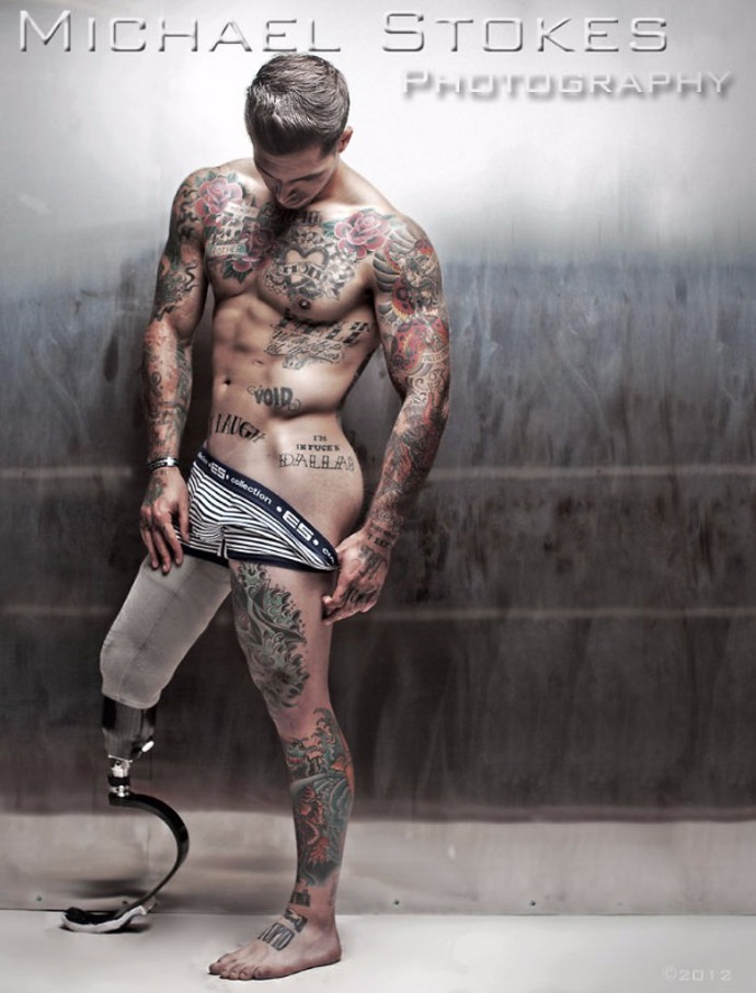 Váleční veteráni dokazují, že i přes svá zranění mohou být sexy