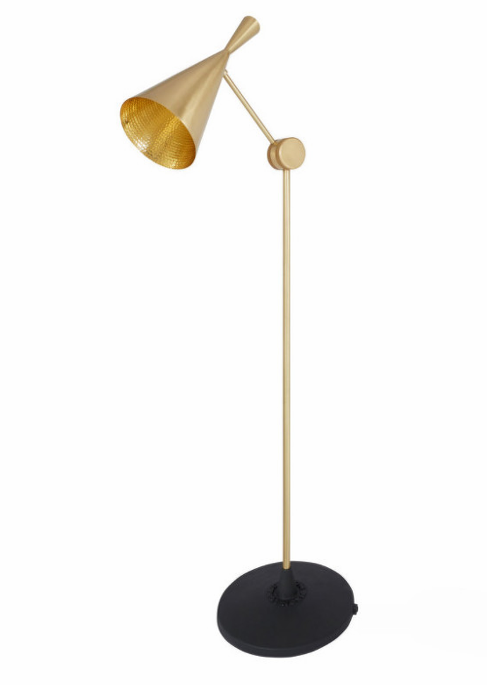 Beat Floor Brass od Tom Dixon, www.designville.cz, 26 990 Kč Beat Floor Brass od Tom Dixon, www.designville.cz, 26 990 Kč