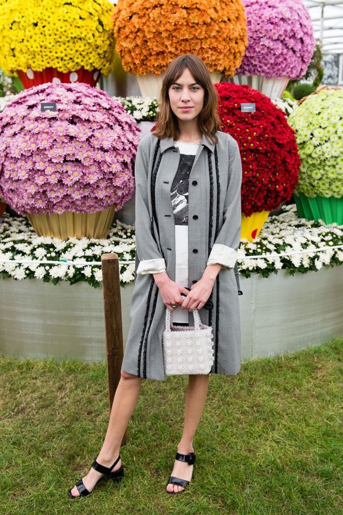 Televizní moderátorka a modelka Alexa Chung
