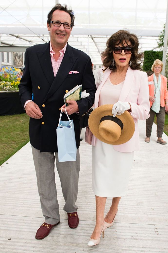 Herečka Joan Collins
