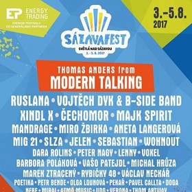 Sázavafest, 3. - 5. srpna, Světlá nad Sázavou
Sázavafest, 3. - 5. srpna, Světlá nad Sázavou