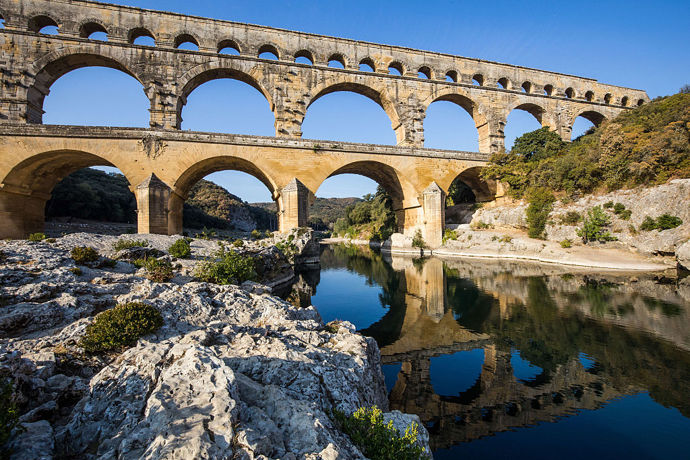 Akvadukt Pont du Gard
Akvadukt Pont du Gard