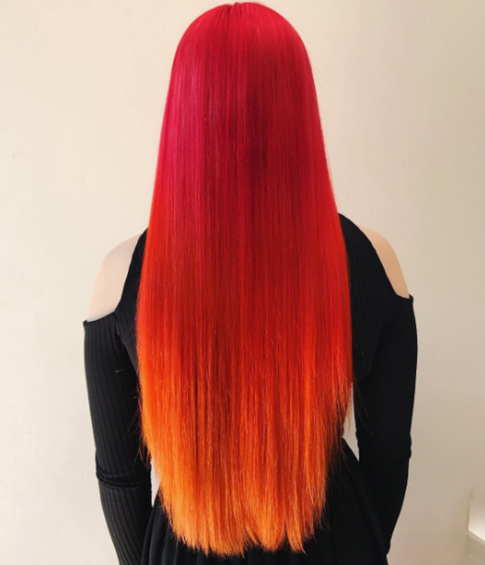 Barevné ombré
