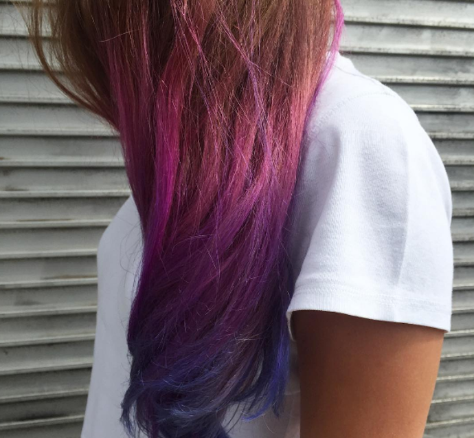 Barevné ombré