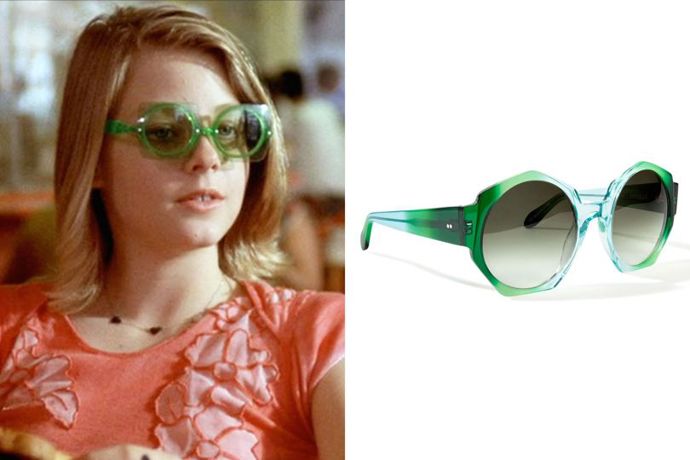 Iris z filmu Taxikář

Inspirovat se stylem čtrnáctileté Jodie Foster se nejprve může zdát zvláštní, ale když i návrháři začnou vytvářet brýle v jejím DIY stylu, něco na tom je. Pořídíte je na Zanzan.co.uk za 210 liber.
