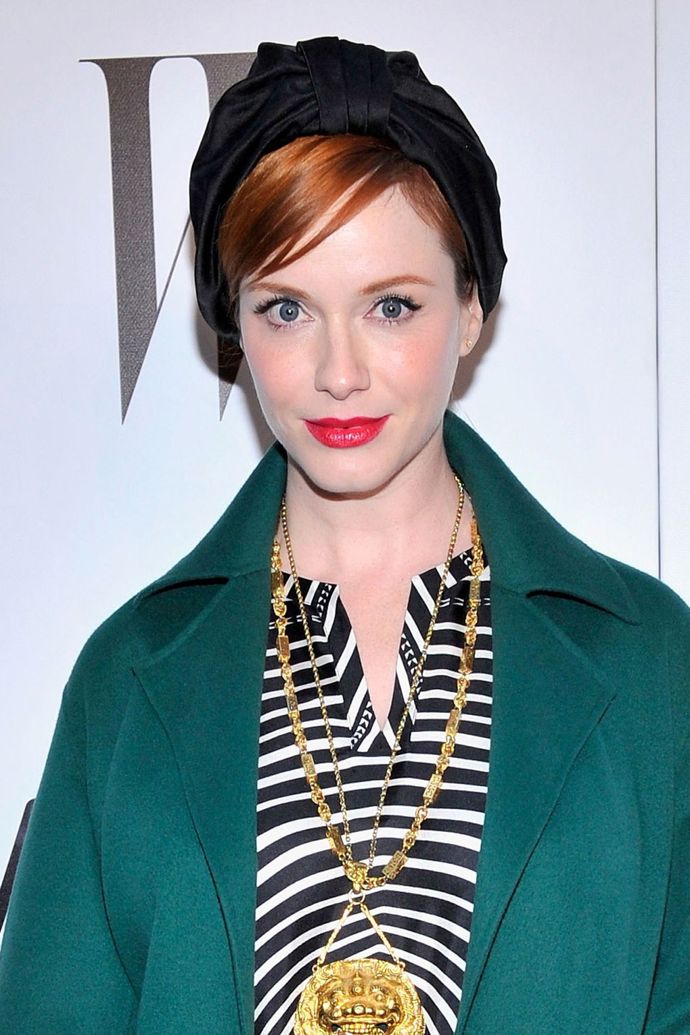 Christina Hendricks
Turban inspirovaný dvacátými léty by třeba na ples také rozhodně stál za vyzkoušení
Christina Hendricks
Turban inspirovaný dvacátými léty by třeba na ples také rozhodně stál za vyzkoušení