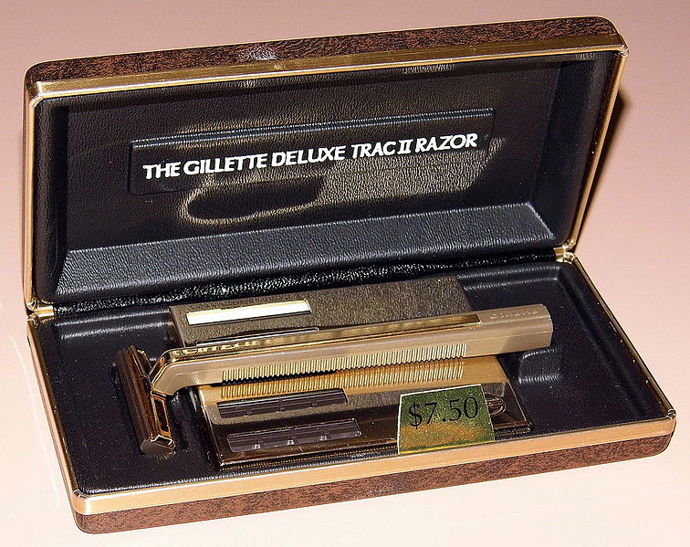 Vintage sada na holení Gillette. 
