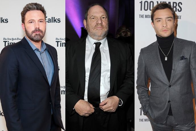 Skandál Weinstein

O tomto případu se mluví ve všech světových médiích již několik měsíců. Všechno začalo v říjnu, kdy v The New York Times vyšel článek, v němž byl filmový magnát Harvey Weinstein obviněn ze sexuálního obtěžování. Mnoho hereček se k obvinění přidalo, včetně Gwyneth Paltrow, Angeliny Jolie nebo Cary Delevingne. Podobného obvinění se však dočkali i další hollywoodští herci, například Ben Affleck, Kevin Spacey či Ed Westwick. Můžeme čekat, že téma Weinstein ovlivní i mnoho děkovných řečí na předávání Oscarů 4. března 2018. 
