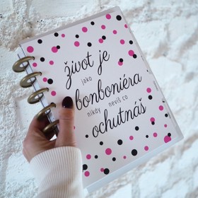 Momenteeczech

Největší výhodou diáře vyrobeného s láskou v Praze je, že je takzvaně „vyndavací a zastamdací“. Co to znamená? Diář si můžete poskládat podle sebe tak, jak to vyhovuje vám. Jednotlivé listy jsou po stranách děrované, takže se dají různě vyndávat a přeskupovat. Letos mají Momenteeczech v nabídce dvě verze datovaného už předem poskládaného diáře, ale také samostatné náplně pro rok 2018, desky, oddělovače i kolečka, pomocí nichž diář drží pohromadě. Vevnitř je Momenteeczech skvěle organizovaný, najdete v něm měsíční summary – narozeniny, svátky, cíle a oddíl „nezapomenout“, potom přehled celého měsíce a týdenní datovaný kalendář včetně důležitých dnů a poznámek. Nakonec nechybí ani zhodnocení měsíce. Datovaný diář koupíte za 899 korun, náplně 2018 pak za 599 korun.
