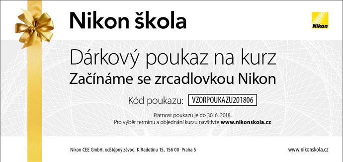 Techniku má, ale potřebuje znalosti a zkušenosti? Darujte kurz fotografování v Nikon škole. 
