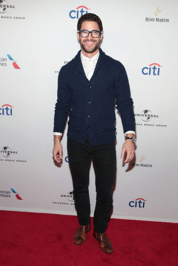 Darren Criss

Herec a zpěvák, který se proslavil zejména svou rolí Blaina v americkém seriálu Glee, nemohl na afterparty od Universal Music chybět.
