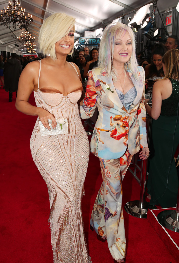 Paris Jackson a Cyndi Lauper
