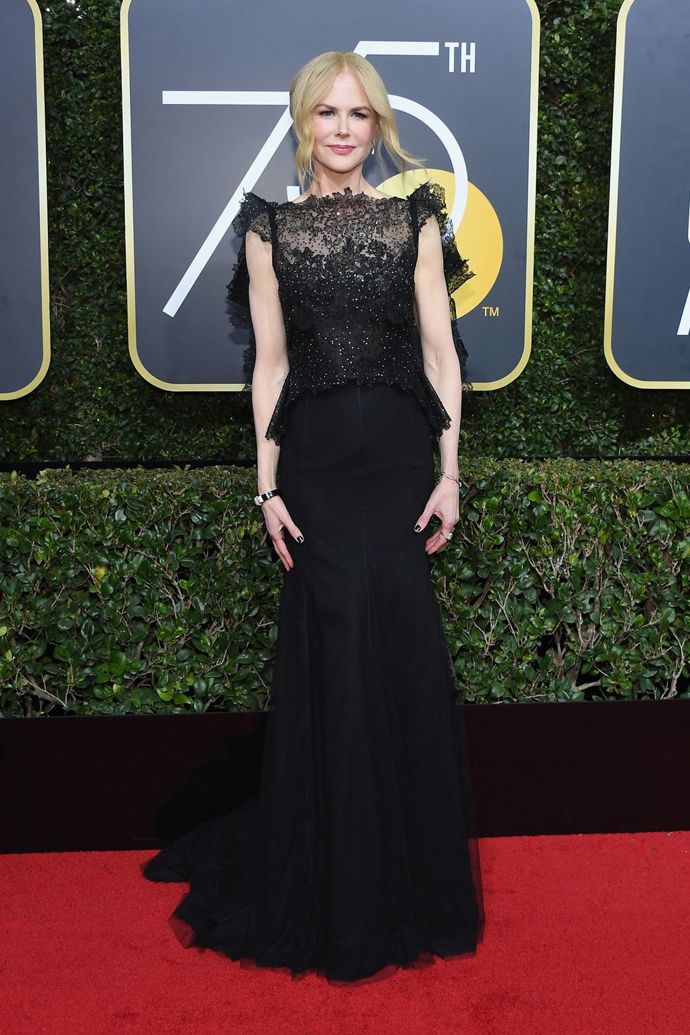 Nicole Kidman v šatech od Givenchy a špercích Fred Leighton 
