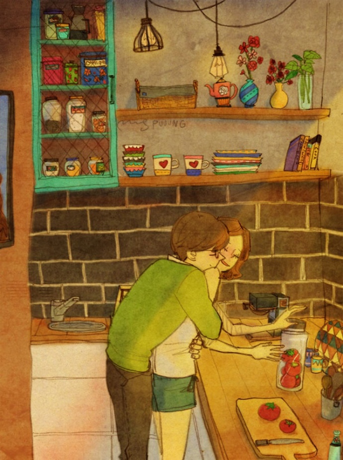 Galerie: 21 ilustrací, ze kterých cítíte, že láska kvete z maličkostí