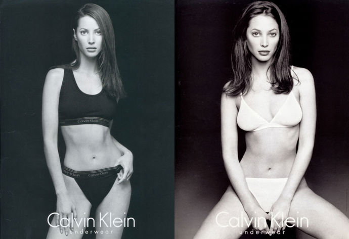 Kdo řekl, že si Calvin Klein neudrží úspěšný bussiness se stejným stylem, pletl se. Značka jako by chytila druhý dech a právě nyní je ještě úspěšnější než kdy dřív. Na jedné z prvních propagačních fotografií sedí modelka Christy Turlington.