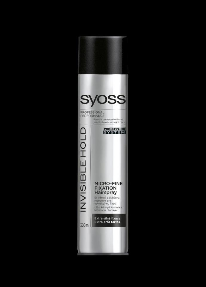 Spray na vlasy Syoss Invisible Hold Micro-Fine Fixation