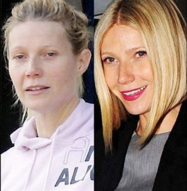 Gwyneth Paltrow má sice od přírody jemné a trochu méně výrazné rysy blondýnky, jinak jí to ale sluší i bez výrazného líčení. Herečka si sama potrpí na přirozenost, takže ji můžete potkat většinou jen s decentním líčením. I když ale někdy nebývá namalovaná vůbec, její pleť vypadá stále svěží a bez výraznějších vrásek či kruhů pod očima. Gwyneth tak vypadá stále mladě. Posuďte sama, jak jí to sluší.
