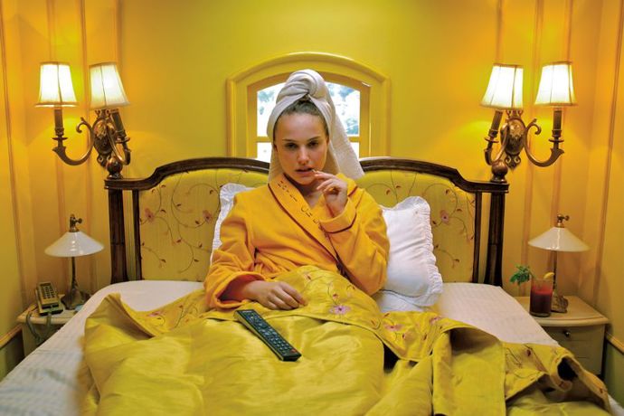 Hotel Chevalier, 2007

Pouhých 13 minut trvající film v hlavní roli s Natalií Portman je skutečně pastvou pro oči. Interiér sladěný barevně do žluta, perské koberce, propracované římsy a starožitný nábytek dodávají filmu nezaměnitelnou atmosféru. Děj se točí kolem páru, který se schází v hotelu Chevalier, a snímek má předcházet dalšímu Andersonovu filmu Darjeeling s ručením omezeným.

