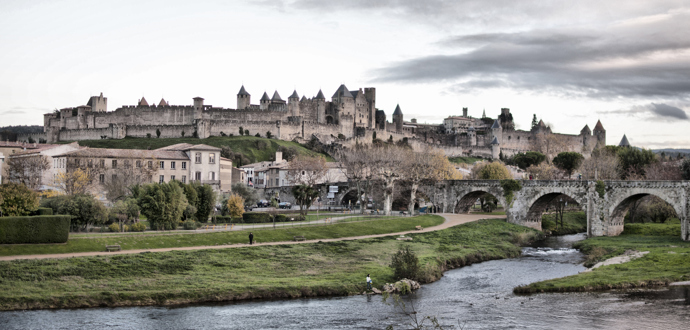 5. Toulejte se hradbami středověkého města Carcassonne.
