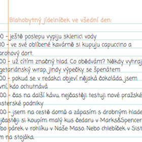 Ukázkové - neukázkové - jídelníčky Ukázkové - neukázkové - jídelníčky