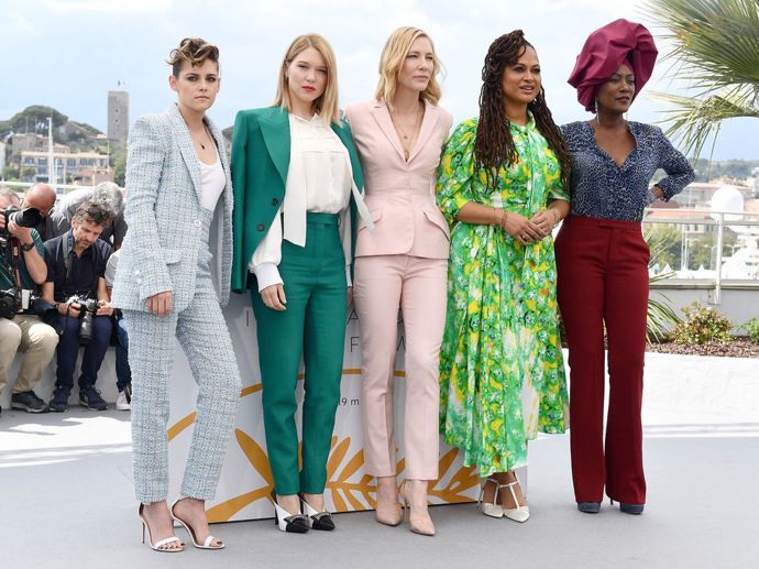 Členky poroty Kristen Stewart, Lea Seydoux, Cate Blanchett, Ava DuVernay a Khadja Nin 

