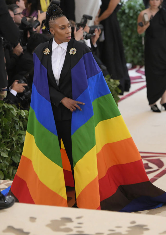 Lena Waithe v šatech Carolina Herrera.
