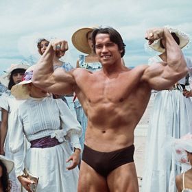 Arnold Schwarzenegger, 1977

Jen pár let před tím, než se z něj stal The Governator
