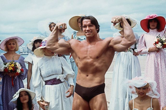 Arnold Schwarzenegger, 1977

Jen pár let před tím, než se z něj stal The Governator

