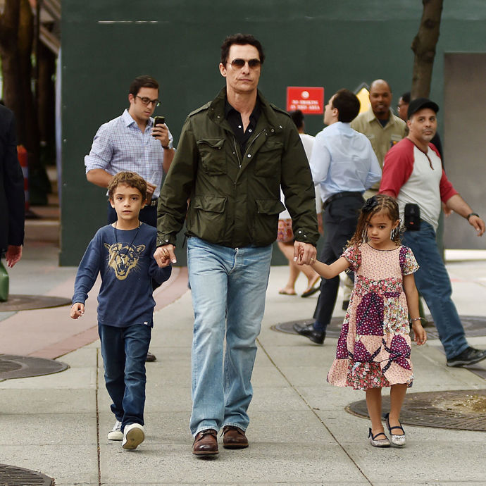 Matthew McConaughey s dětmi
