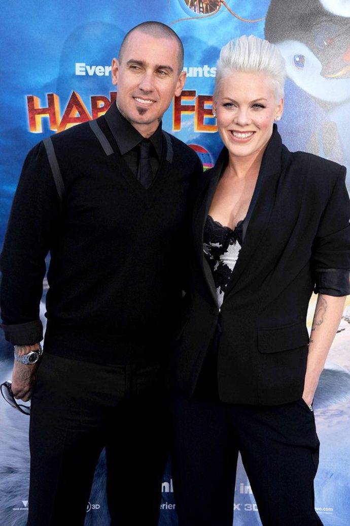 Pink a Carey Hart
Pink nikdy nebyla křehkou ženou, která by potřebovala být ochraňovaná muži. Vždy se o sebe postarala sama a do svých rukou vzala i zásnuby. Nečekala netrpělivě, jako spousta žen toužících po vdavkách. Svého přítele, motokrosového závodníka, požádala o ruku během jeho závodů. Otázku "Vezmeš si mě?" napsala na velkou ceduli, kterou zvedla nad hlavu, když kolem ní projížděl. Ve chvíli, kdy nereagoval, ceduli otočila na druhou stranu, kde bylo napsáno „Myslím to vážně“. Carey Hart ihned ukončil závod, aby mohl jít své vyvolené říct "ano".
Pink a Carey Hart
Pink nikdy nebyla křehkou ženou, která by potřebovala být ochraňovaná muži. Vždy se o sebe postarala sama a do svých rukou vzala i zásnuby. Nečekala netrpělivě, jako spousta žen toužících po vdavkách. Svého přítele, motokrosového závodníka, požádala o ruku během jeho závodů. Otázku "Vezmeš si mě?" napsala na velkou ceduli, kterou zvedla nad hlavu, když kolem ní projížděl. Ve chvíli, kdy nereagoval, ceduli otočila na druhou stranu, kde bylo napsáno „Myslím to vážně“. Carey Hart ihned ukončil závod, aby mohl jít své vyvolené říct "ano".