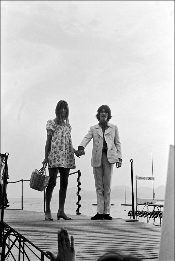 Jane Birkin a George Harrison, 1968

Dva styloví Britové na festivalu v Cannes
