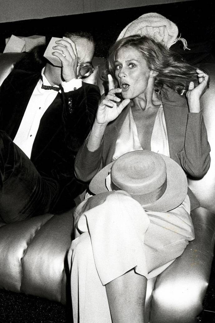 1978

modelka Lauren Hutton a basketbalista Willie "Woo Woo" Wong
