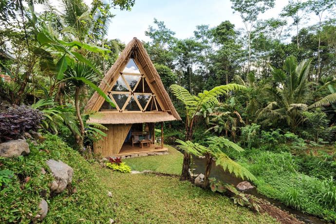Chatka z bambusu – Bali
