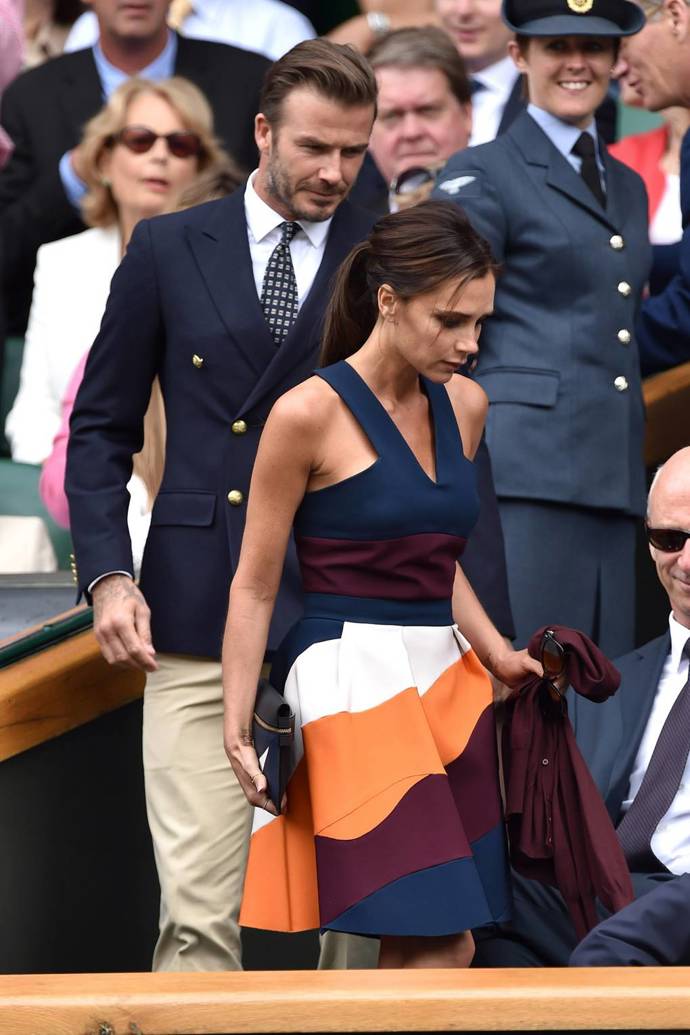 6. července 2014 na finále Wimbledonu mezi Novakem Djokovićem a Rogerem Federerem
