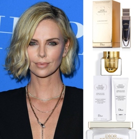Charlize Theron

"Mám ráda čistící gel od La Mer. Také Dior má opravdu jemnou exfoliační emulzi Instant Gentle Exfoliant, kterou miluji. Nikdy jsem moc nepoužívala nějaká séra, ale sérum Le Nectar De Nuit z řady Prestige od Diora, je úžasné, voní krásně po růžích. Všechno zakončím skvělým krémem, což je L’Or De Vie La Crème nebo La Crème z řady Prestige také od Diora. Když je v zimě hodně velké chladno, používám ještě Crème De La Mer."
