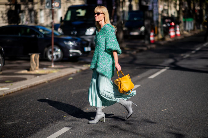 Stylistka Jeanette Friis Madsen zvolila zářivé odstíny, jako je mint, tyrkysová a žlutá
