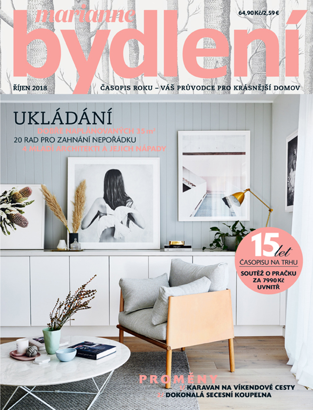 Říjnové vydání časopisu Marianne Bydlení
