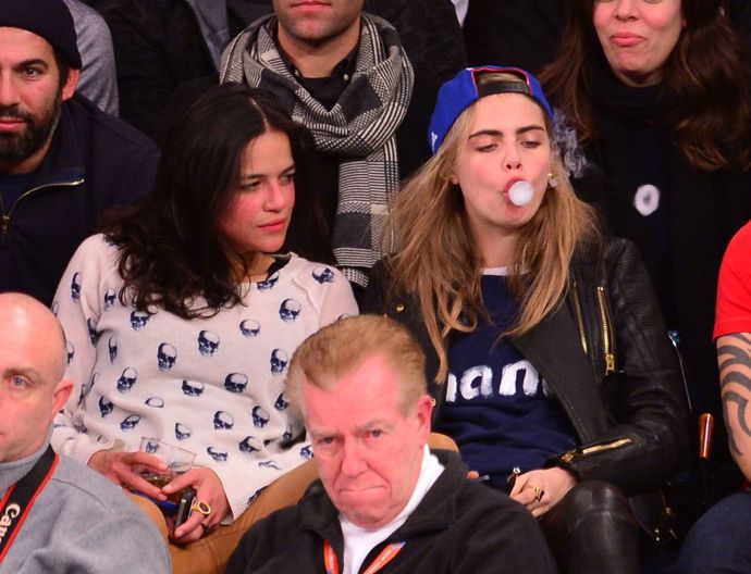 Michelle Rodriguez a Cara Delevingne
Michelle Rodriguez a Cara Delevingne