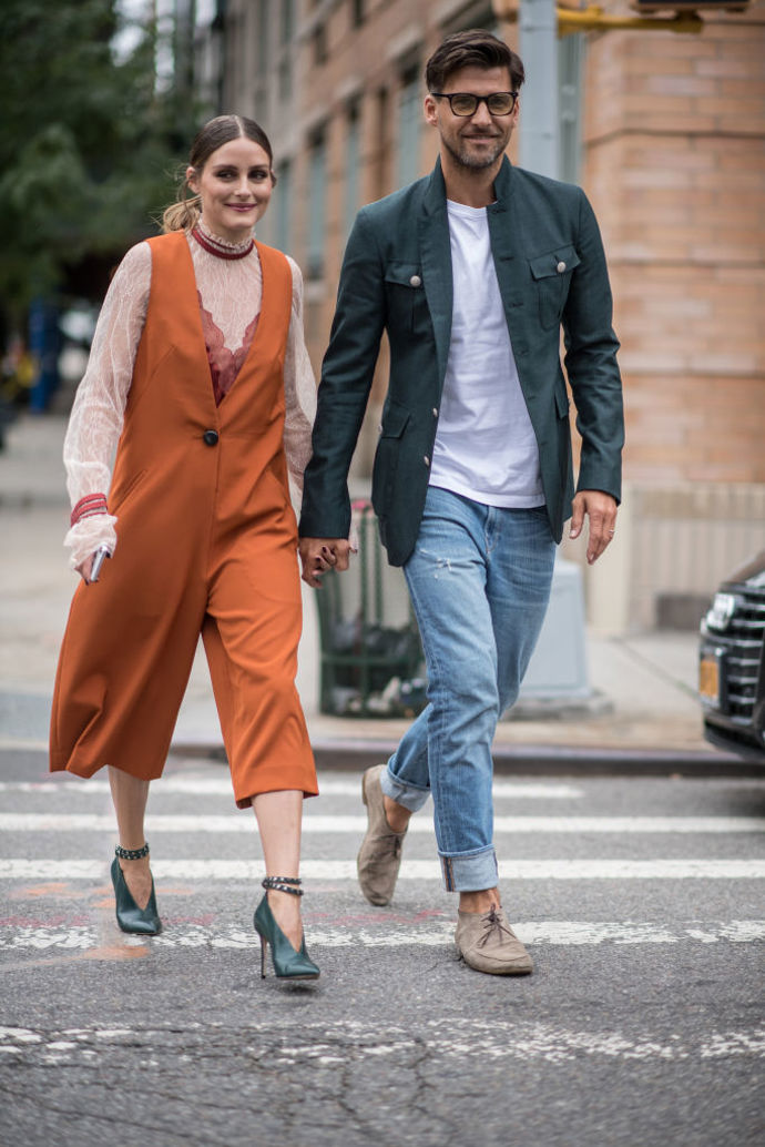 Olivia Palermo s manželem Johannesem Hueblem. Znáte nějaký stylovější pár?
