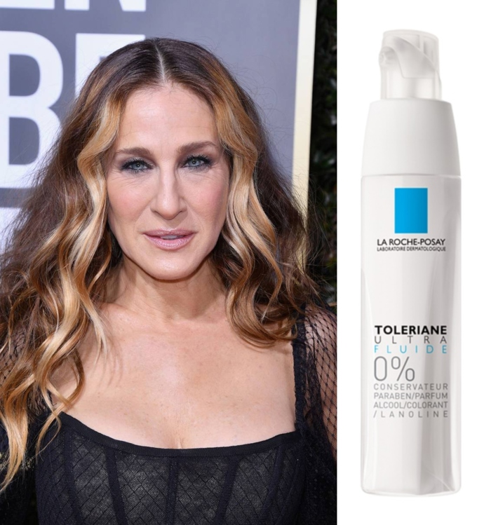 Sarah Jessica Parker
"Nejsem člověk, který by nějak lpěl na konkrétních produktech, ale už osm let používám ten stejný krém - Toleriane Fluid od La Roche-Posay. Mám ho ráda, protože je jako voda a je opravdu dobrý, navíc nemůžu mít žádný parfemovaný krém, a to právě Toleriane Fluid není. Balzám na pusu používám jakýkoliv, klidně i ten, co bych dostala jako vzorek nebo jako dárek k časopisu. A mažu se opalovacím krémem, ale žádným speciálním, kupuji si je běžně v drogerii, takže používám třeba Neutrogenu nebo Coppertone."
Sarah Jessica Parker
"Nejsem člověk, který by nějak lpěl na konkrétních produktech, ale už osm let používám ten stejný krém - Toleriane Fluid od La Roche-Posay. Mám ho ráda, protože je jako voda a je opravdu dobrý, navíc nemůžu mít žádný parfemovaný krém, a to právě Toleriane Fluid není. Balzám na pusu používám jakýkoliv, klidně i ten, co bych dostala jako vzorek nebo jako dárek k časopisu. A mažu se opalovacím krémem, ale žádným speciálním, kupuji si je běžně v drogerii, takže používám třeba Neutrogenu nebo Coppertone."
