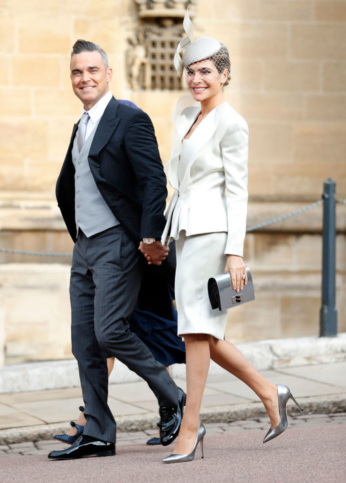Robbie Williams a Ayda Field, oba v outfitech od Armani Privé
Robbie Williams a Ayda Field, oba v outfitech od Armani Privé