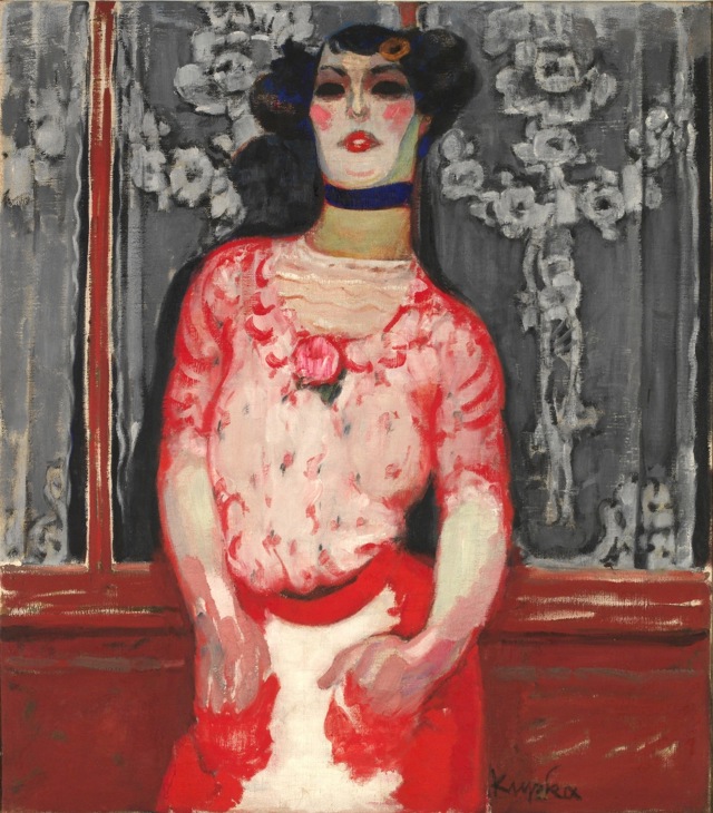 František Kupka, Ženská pro Galliena (Gallienovo gusto, Herečka z kabaretu), 1909 olej, plátno, 108×100 cm
František Kupka, Ženská pro Galliena (Gallienovo gusto, Herečka z kabaretu), 1909 olej, plátno, 108×100 cm