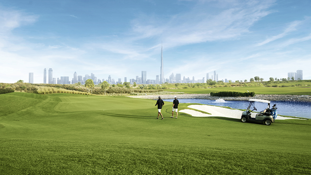 dubajské golfové hřiště dubajské golfové hřiště
